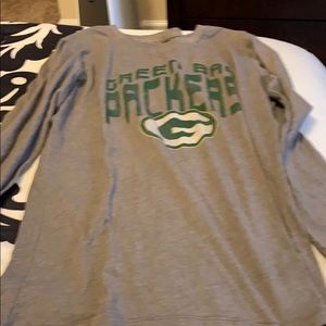 GREEN BAY PACKERS LONG SLEEVE NFL TOP MEDIUM